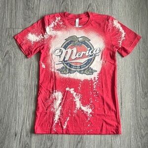 Merica Miller Logo Bleach Graphic Tee